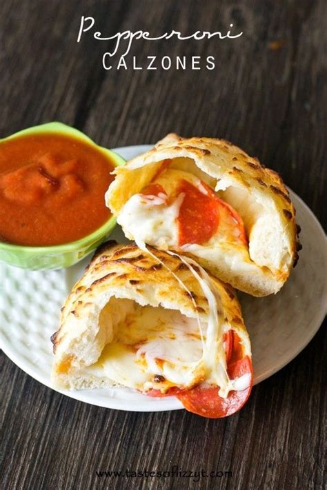 Pepperoni Calzones Tastes Of Lizzy Ts Calzone Recipes Cooking