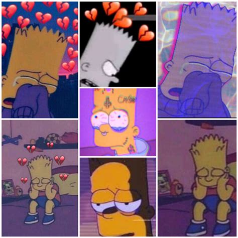 Bart Simpson Sad 😩 💗😓 Image By Dreathebaby