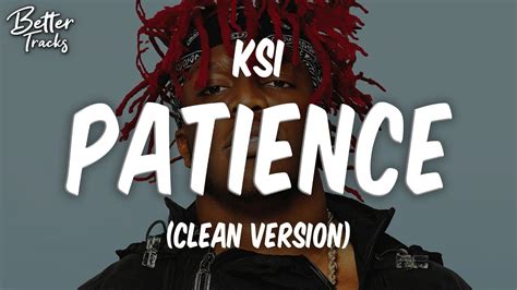 Ksi Patience Feat Yungblud And Polo G Clean Lyrics Patience