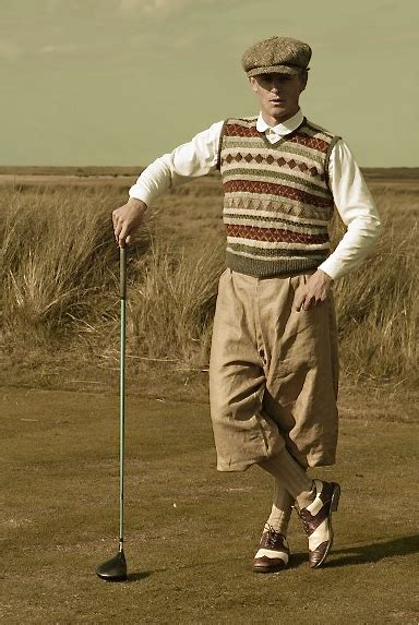 Mens Golf Outfit Vintage Mens Fashion Retro Men