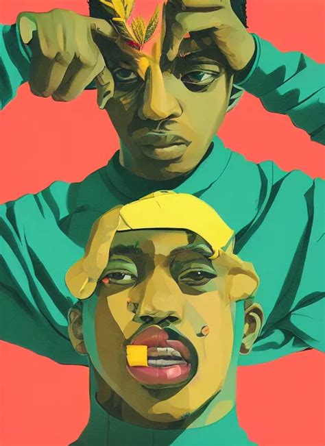 Profile Picture By Sachin Teng X Ofwgkta Weed Stable Diffusion