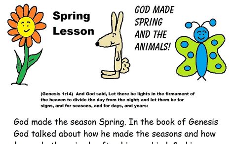 Church House Collection Blog Spring Sunday School Lesson