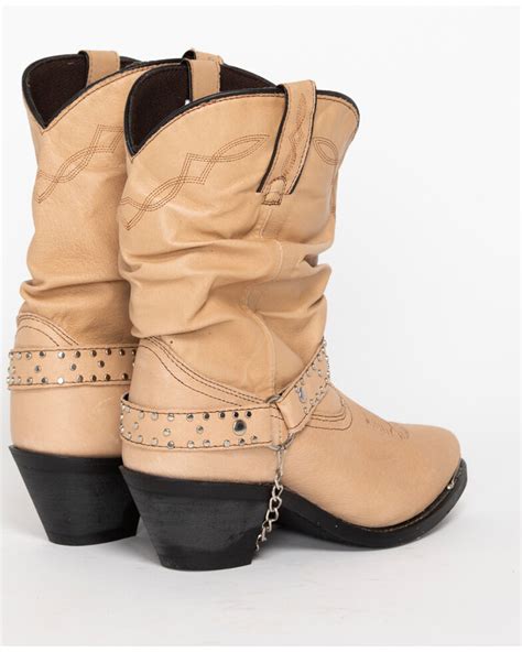Shyanne Womens Slouch Harness Fashion Boots Medium Toe Sheplers