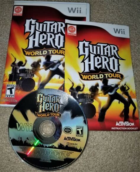 Guitar Hero World Tour For Nintendo Wii Complete Fast Ship Reliable Us Seller Ebay