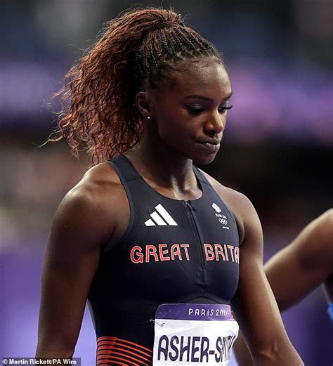 Team Gb Star Dina Asher Smith Crashes Out Of Women S 100m At Paris Olympics After Finishing