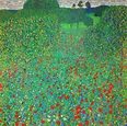 Klimt Painting - Poppy Field by Gustav Klimt | Klimt art, Gustav klimt ...