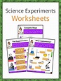 Science Experiments Facts & Worksheets For Kids