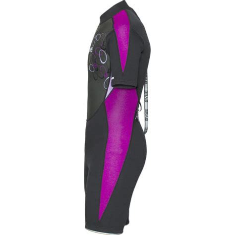 Bare 2mm Youth Shorty Wetsuit Purple