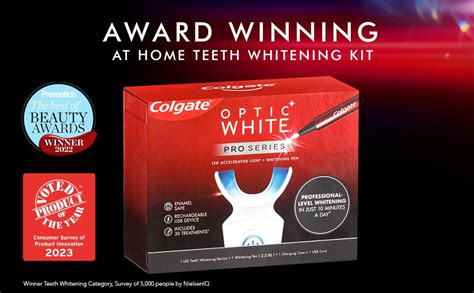 Buy Colgate Optic White Pro Series Led Device And Teeth Whitening Kit