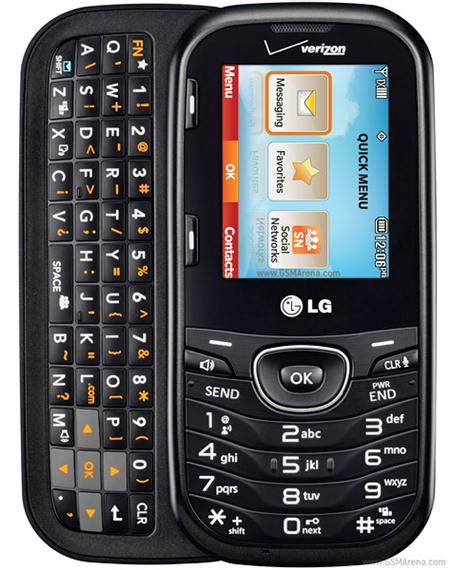 Lg Cosmos 2 Vn251pp Slider Phone For Verizon Prepaid Black Mint