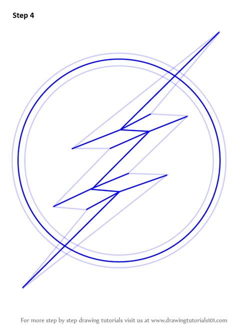 Click here for more face drawing tutorials… part 2: Learn How to Draw The Flash Symbol (The Flash) Step by ...