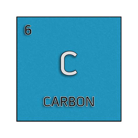 Color element cell for carbon. - Science Notes and Projects