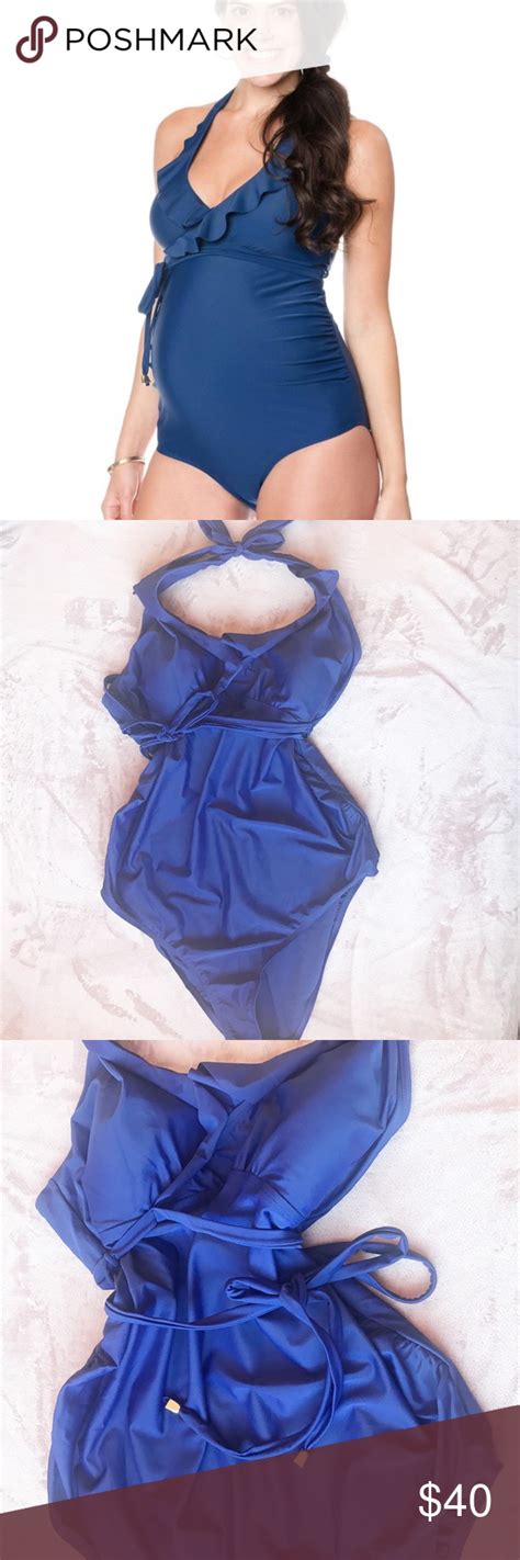 These slimming bathing suits shape curves and hide belly bulge with tummy control panels. Beach Bump by Motherhood Bathing Suit | Clothes design ...