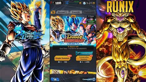 Qr generator for dragon ball legends 2021 generate qr from friend codes (friend > copy) or qr data (use a qr app to scan an expired qr) to summon shenron! Dragon Ball Legends - 4000 Chrono Crystals Legends Anniversary Vegeta and Goku Summons - YouTube