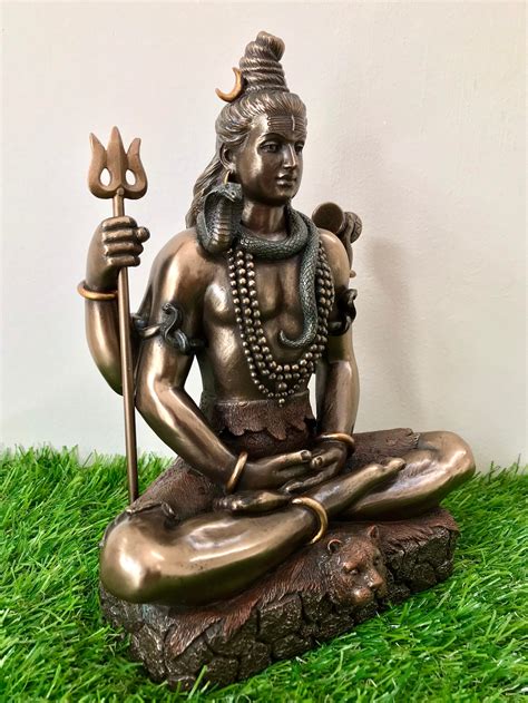 Shiva Statue 8 Inch Lord Shiva Idol Mahadev Statue Etsy