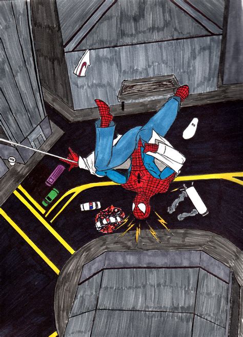Spiderman Swinging Into Action By Namefiller On Deviantart