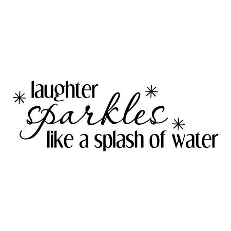 Find quick results from multiple sources. Laughter Sparkles Wall Quotes™ Decal | WallQuotes.com