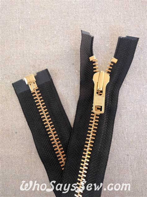 Ykk Size 8 Separatingopen Ended 75cm30 Zipper With Golden Brass