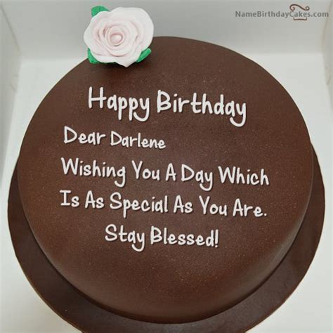 Happy Birthday Darlene Cakes Cards Wishes