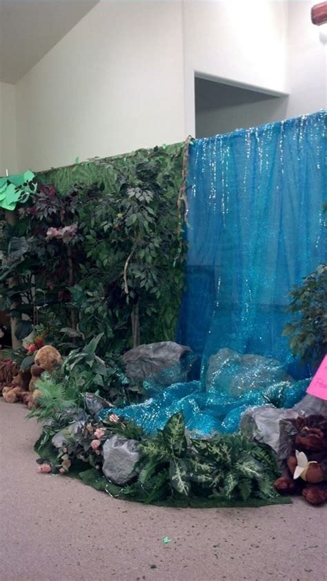 Vbs Themes Waterfall Decoration Jungle Party