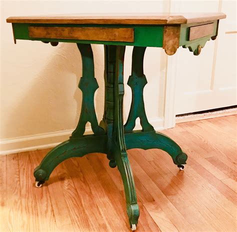 Sold! Gorgeous Green Eastlake Table End Table Side Table ... Great savings & free delivery / collection on many items.