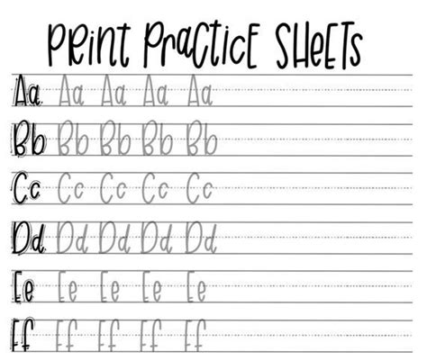 Handwriting Practice Sheets For Ipad Handwriting Practice Sheets