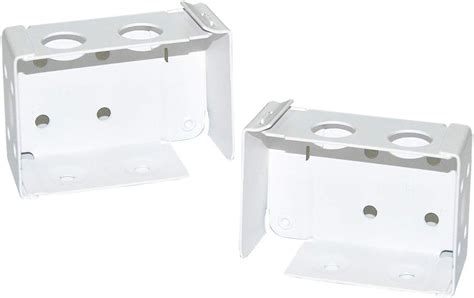 Box Mounting Bracket For Low Profile Blinds 2inch White Color Window
