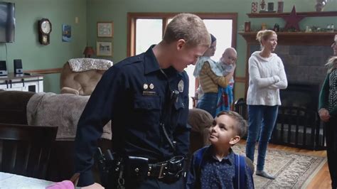 Officers Escort Boy To Final Cancer Treatment