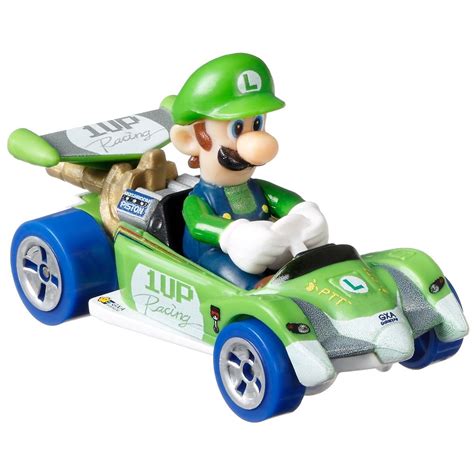 Luigi Circuit Special 2021 Hot Wheels Super Mario Kart Case K Exclusive