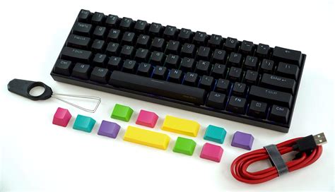 Buy Anne Pro 2 60 Mechanical Keyboard Black Wiredwireless Dual Mode
