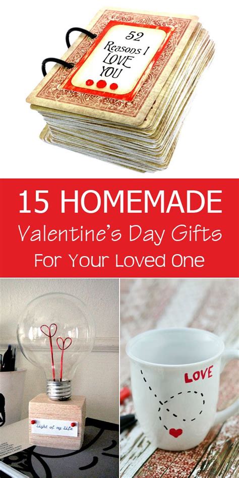 So, if you want your husband to keep a count on his calories, this would be a perfect valentine's gift. 15 Homemade Valentine's Day Gift Ideas | Homemade ...