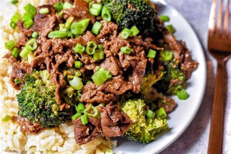 After cooking this mongolian beef in the slow cooker, the meat is so tender it falls apart. Pressure Cooker Mongolian Beef and Broccoli | Recipe ...