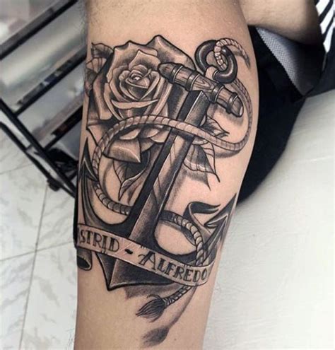 Male With Anchor Tattoo Navy Tattoos Trendy Tattoos Leg Tattoos Body