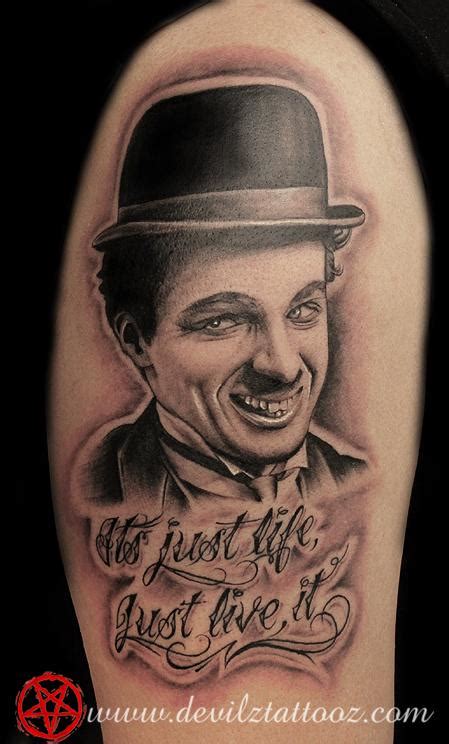 Charlie Chaplin By Lokesh Tattoonow