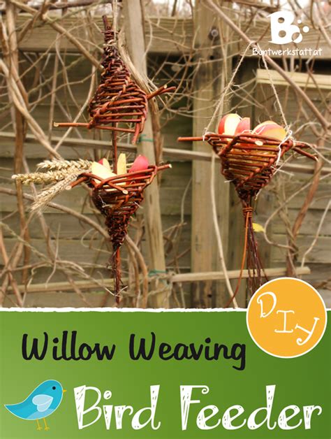 Bird Feeder Diy Willow Weaving Colorful Crafts
