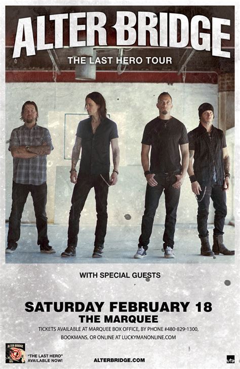 Alter Bridge Poster Concert Az Alterbridge 11 X 17 Usa Sameday Shipping