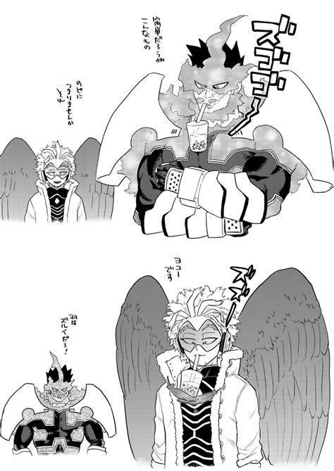 Endeavor And Hawks Boku No Hero Academia Drawn By Pain Lucky777