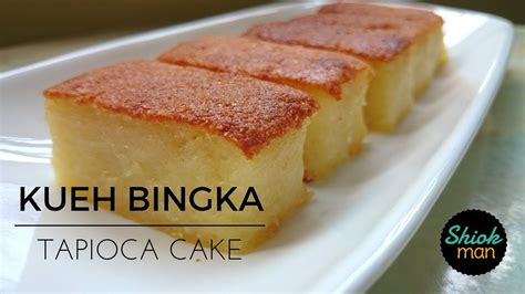 Kuih bengka is made of cassava (tapioca), coconut milk, sugar . Kueh Bingka Ubi - Baked Tapioca (Cassava) Cake - YouTube ...