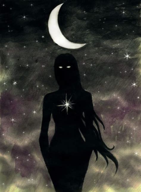 Dark Moon Star Goddess Lilith And The Dark Goddess Pinterest Goddess Art Fantasy Art