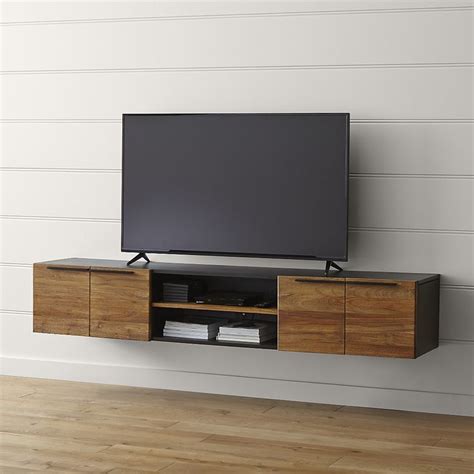 Rigby Natural 805 Large Floating Media Console Tv Ideas In 2019