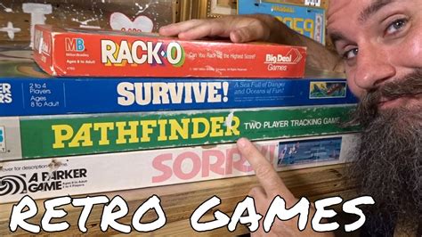 Vintage Board Games From The 70s And 80s Youtube