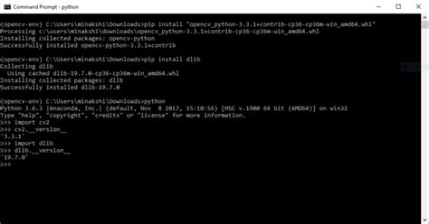 Opencv Install Opencv Python In Windows Riset