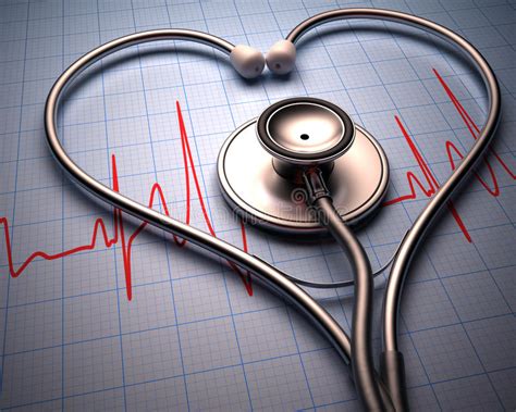 Stethoscope Heart Shape Stock Image Image Of Heart Check 35107141