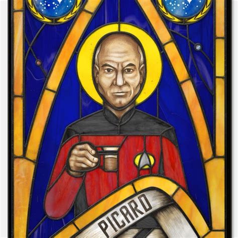 Spock Icon Style Stained Glass Window Cling Etsy