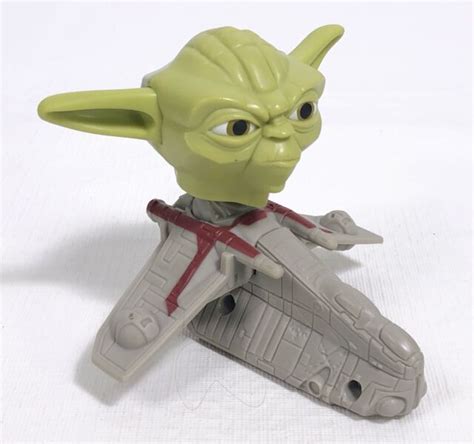 Star Wars The Clone Wars Mcdonalds Happy Meal Toys Yoda 7 Bobblehead