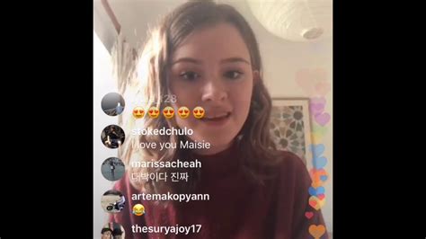 Maisie Peters Insta Live 190918 Youtube