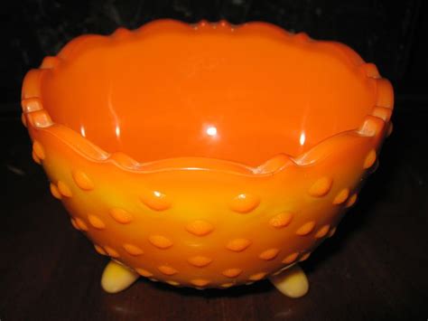 Rare Color Hobnail Footed Milk Glass Bowl Try And Find Another Milk