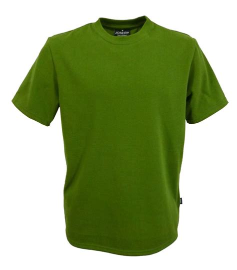 Mens Olive Green T Shirt Made In England J706 Heavyweight Cotton