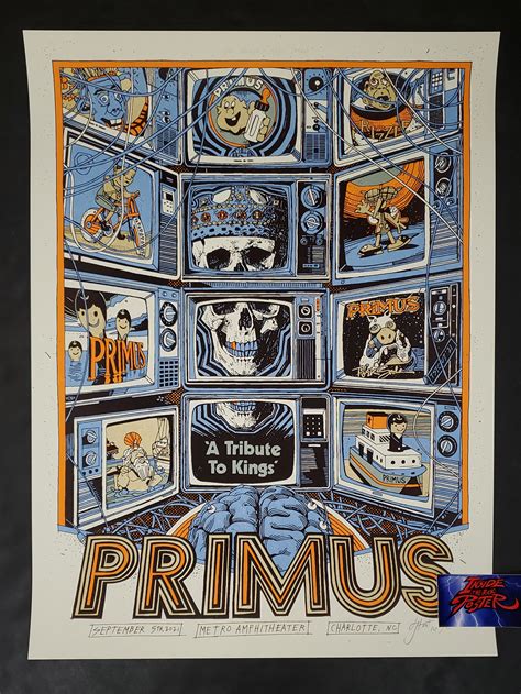 Tyler Stout Primus Charlotte Poster Artist Edition 2021 Inside The Poster