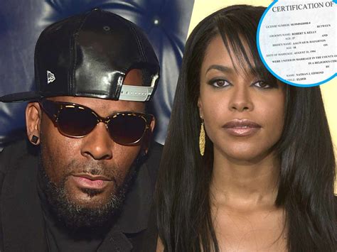 Check Out Aaliyahs Forged Marriage Certificate To R Kelly